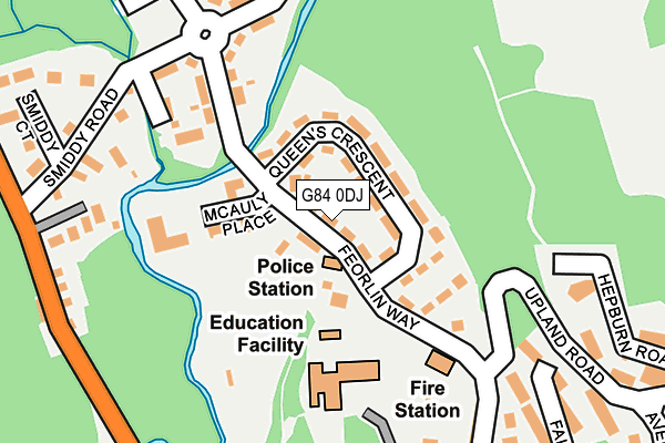 G84 0DJ map - OS OpenMap – Local (Ordnance Survey)