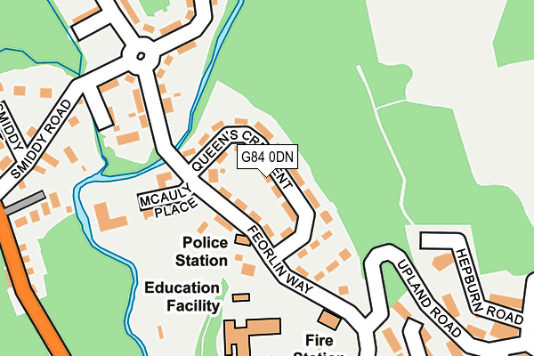 G84 0DN map - OS OpenMap – Local (Ordnance Survey)