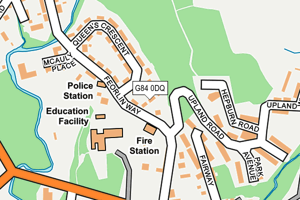 G84 0DQ map - OS OpenMap – Local (Ordnance Survey)