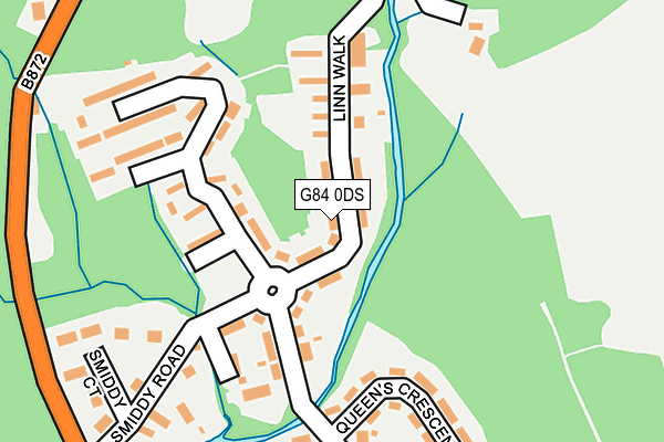 G84 0DS map - OS OpenMap – Local (Ordnance Survey)