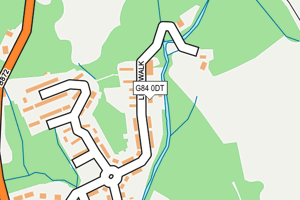 G84 0DT map - OS OpenMap – Local (Ordnance Survey)