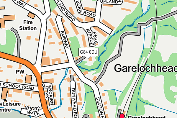 G84 0DU map - OS OpenMap – Local (Ordnance Survey)