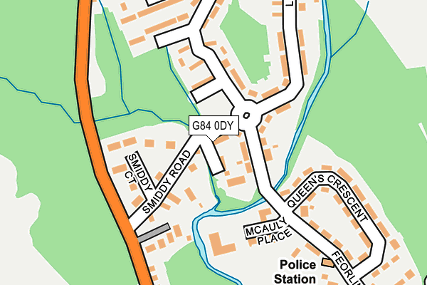 G84 0DY map - OS OpenMap – Local (Ordnance Survey)