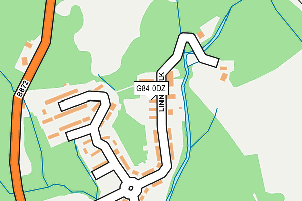 G84 0DZ map - OS OpenMap – Local (Ordnance Survey)