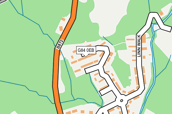 G84 0EB map - OS OpenMap – Local (Ordnance Survey)