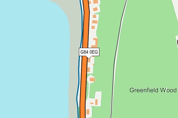 G84 0EG map - OS OpenMap – Local (Ordnance Survey)