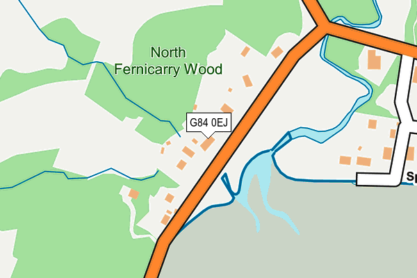 G84 0EJ map - OS OpenMap – Local (Ordnance Survey)