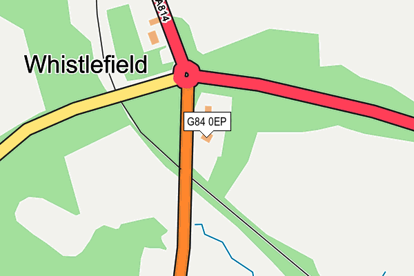 G84 0EP map - OS OpenMap – Local (Ordnance Survey)