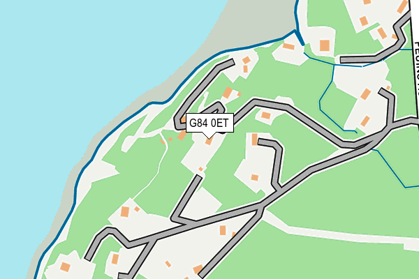 G84 0ET map - OS OpenMap – Local (Ordnance Survey)