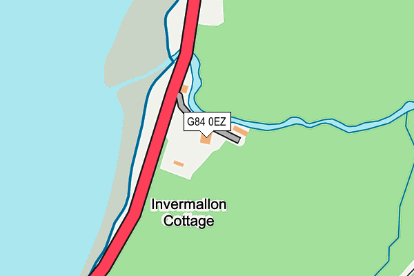 G84 0EZ map - OS OpenMap – Local (Ordnance Survey)