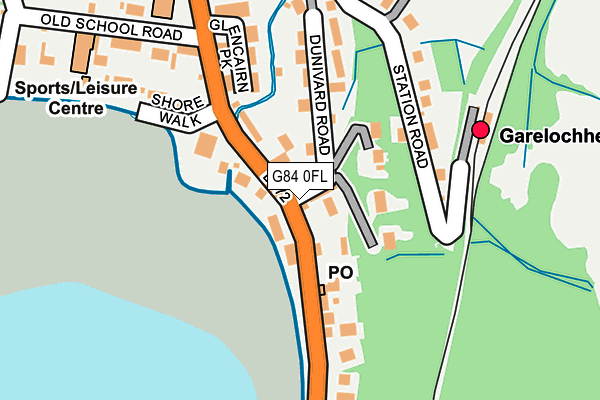 G84 0FL map - OS OpenMap – Local (Ordnance Survey)