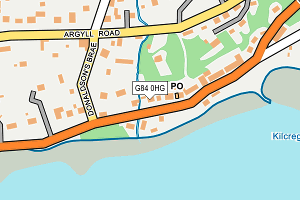 G84 0HG map - OS OpenMap – Local (Ordnance Survey)