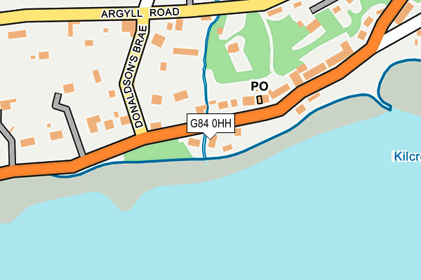 G84 0HH map - OS OpenMap – Local (Ordnance Survey)