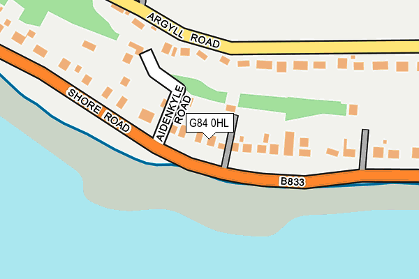 G84 0HL map - OS OpenMap – Local (Ordnance Survey)