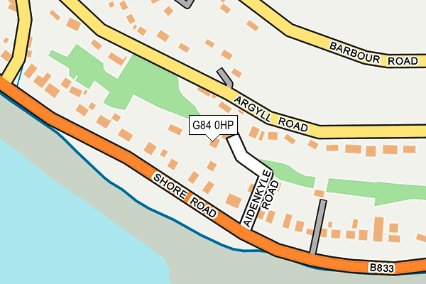 G84 0HP map - OS OpenMap – Local (Ordnance Survey)