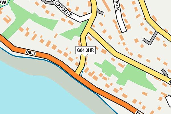 G84 0HR map - OS OpenMap – Local (Ordnance Survey)