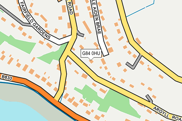 G84 0HU map - OS OpenMap – Local (Ordnance Survey)