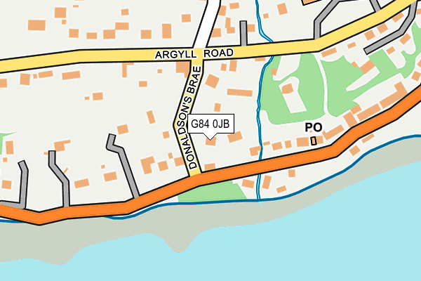 G84 0JB map - OS OpenMap – Local (Ordnance Survey)