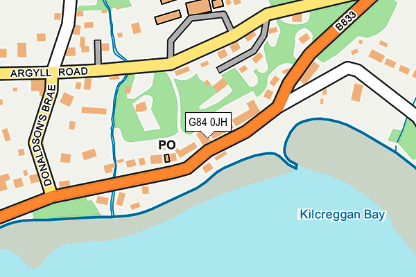 G84 0JH map - OS OpenMap – Local (Ordnance Survey)