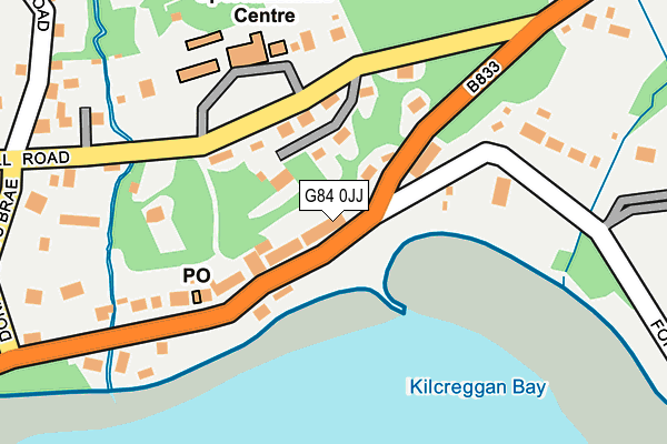 G84 0JJ map - OS OpenMap – Local (Ordnance Survey)