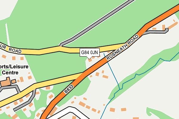 G84 0JN map - OS OpenMap – Local (Ordnance Survey)