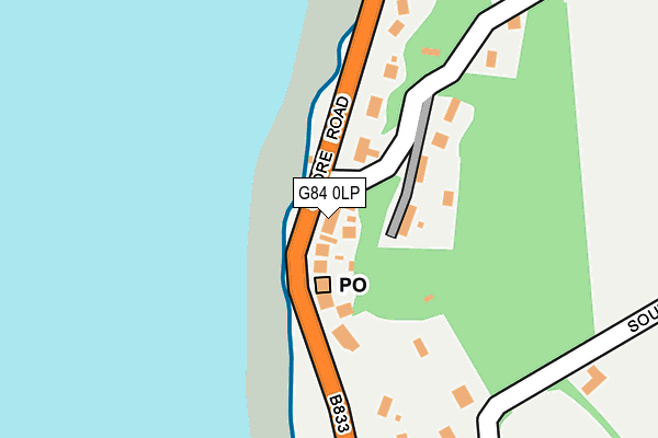 G84 0LP map - OS OpenMap – Local (Ordnance Survey)