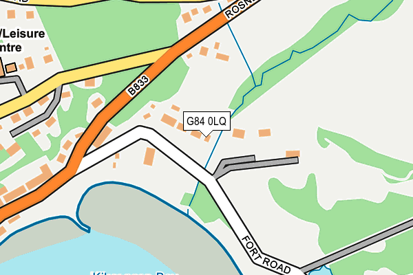 G84 0LQ map - OS OpenMap – Local (Ordnance Survey)