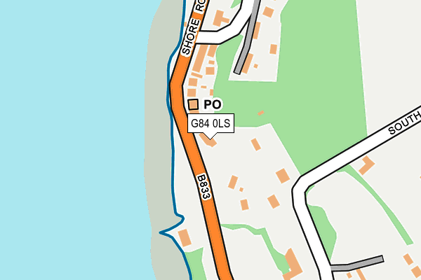 G84 0LS map - OS OpenMap – Local (Ordnance Survey)