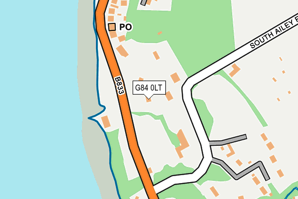 G84 0LT map - OS OpenMap – Local (Ordnance Survey)