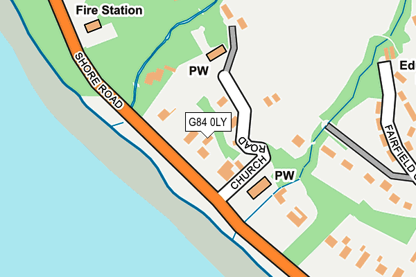 G84 0LY map - OS OpenMap – Local (Ordnance Survey)