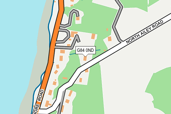 G84 0ND map - OS OpenMap – Local (Ordnance Survey)