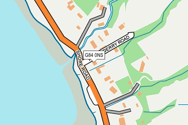 G84 0NS map - OS OpenMap – Local (Ordnance Survey)