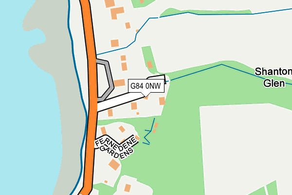 G84 0NW map - OS OpenMap – Local (Ordnance Survey)