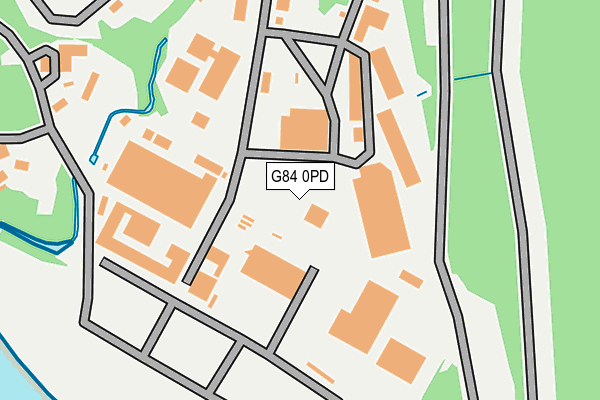 G84 0PD map - OS OpenMap – Local (Ordnance Survey)