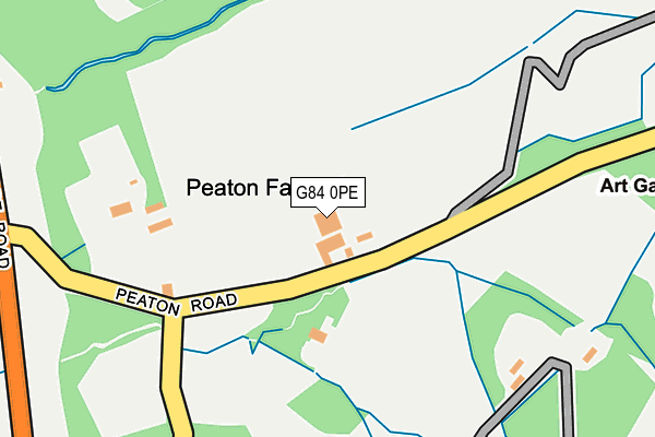 G84 0PE map - OS OpenMap – Local (Ordnance Survey)