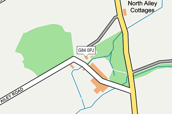 G84 0PJ map - OS OpenMap – Local (Ordnance Survey)