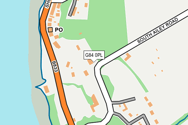 G84 0PL map - OS OpenMap – Local (Ordnance Survey)