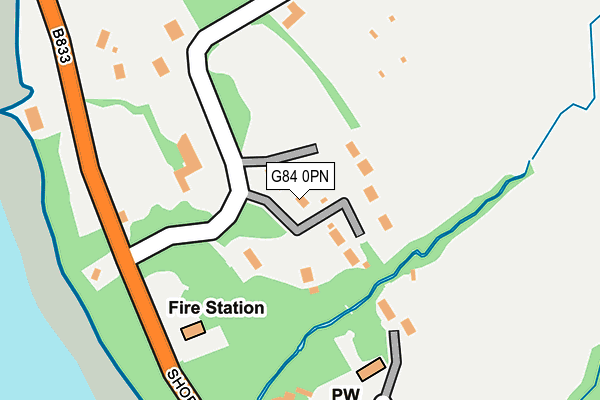 G84 0PN map - OS OpenMap – Local (Ordnance Survey)