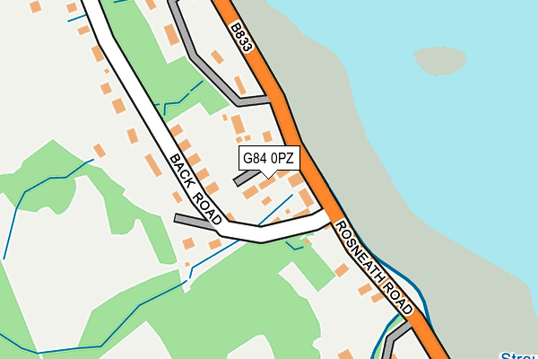 G84 0PZ map - OS OpenMap – Local (Ordnance Survey)