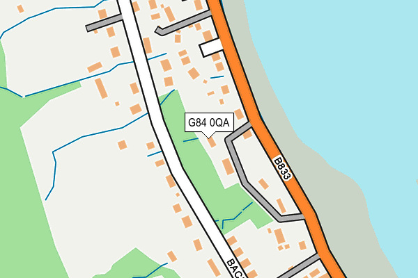 G84 0QA map - OS OpenMap – Local (Ordnance Survey)