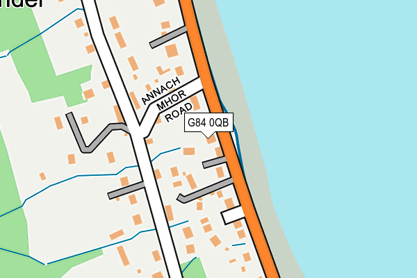 G84 0QB map - OS OpenMap – Local (Ordnance Survey)