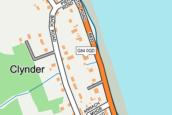 G84 0QD map - OS OpenMap – Local (Ordnance Survey)