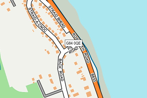 G84 0QE map - OS OpenMap – Local (Ordnance Survey)