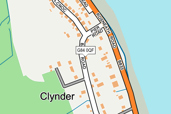 G84 0QF map - OS OpenMap – Local (Ordnance Survey)