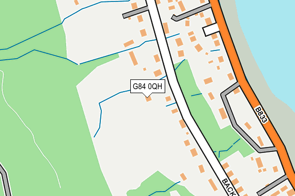 G84 0QH map - OS OpenMap – Local (Ordnance Survey)