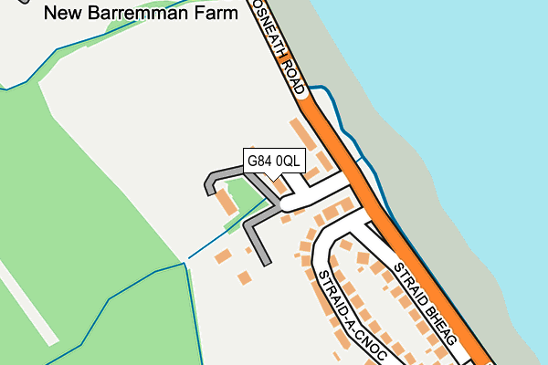 G84 0QL map - OS OpenMap – Local (Ordnance Survey)