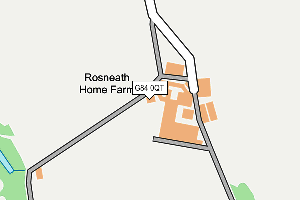 G84 0QT map - OS OpenMap – Local (Ordnance Survey)