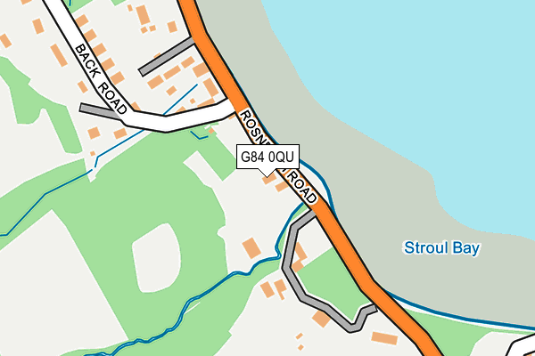 G84 0QU map - OS OpenMap – Local (Ordnance Survey)