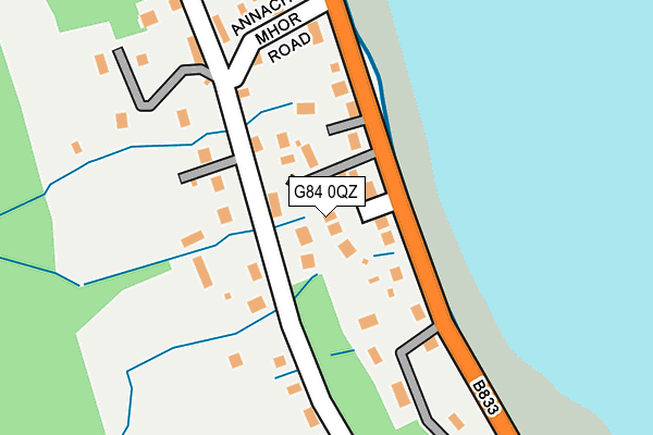 G84 0QZ map - OS OpenMap – Local (Ordnance Survey)