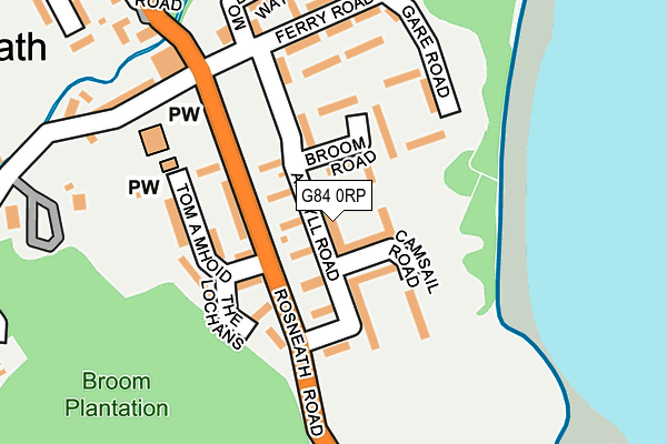 G84 0RP map - OS OpenMap – Local (Ordnance Survey)